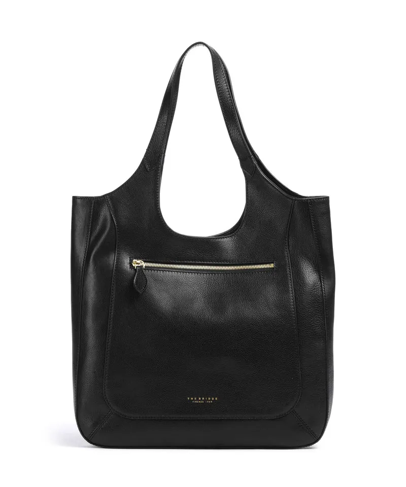 The Bridge Luce Soft Borsa hobo nero
