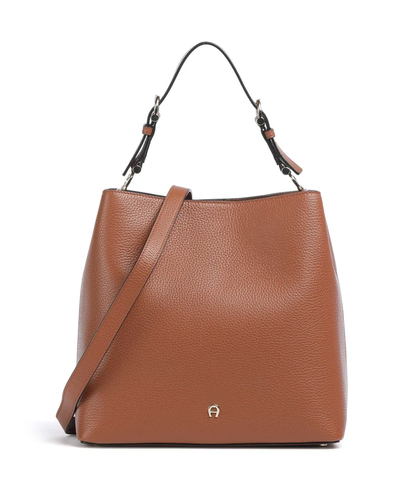 Aigner Delia M Borsa hobo cognac brown