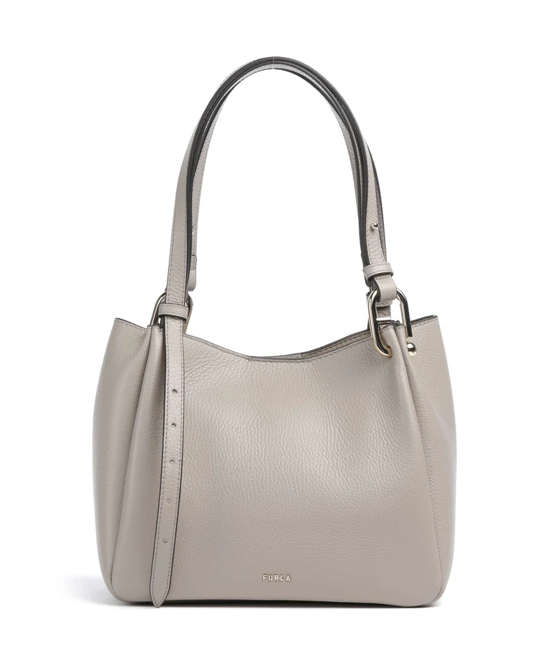 Furla Nuvola M Borsa hobo cachemire gray