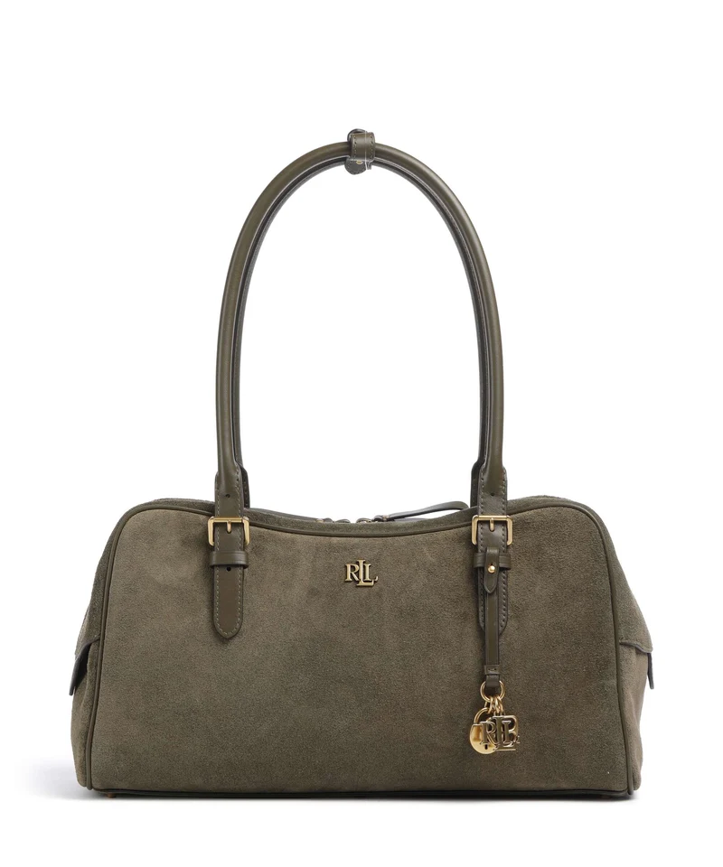 Lauren Ralph Lauren Marcy Large Borsa a spalla botanic green