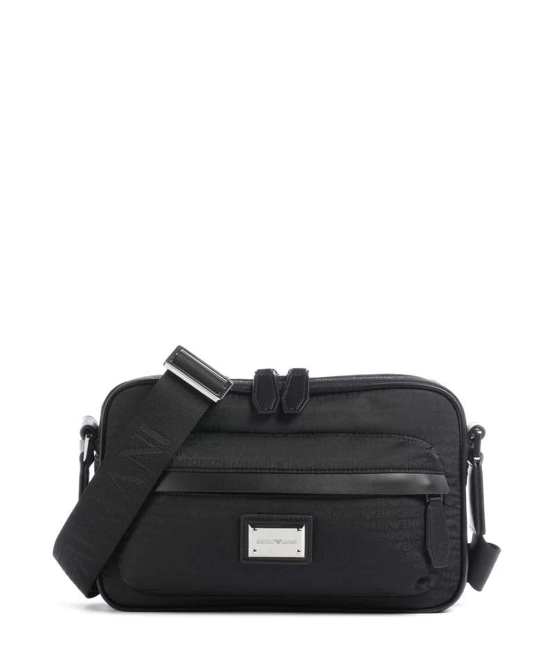 Emporio Armani Monogram Borsa a tracolla black beauty