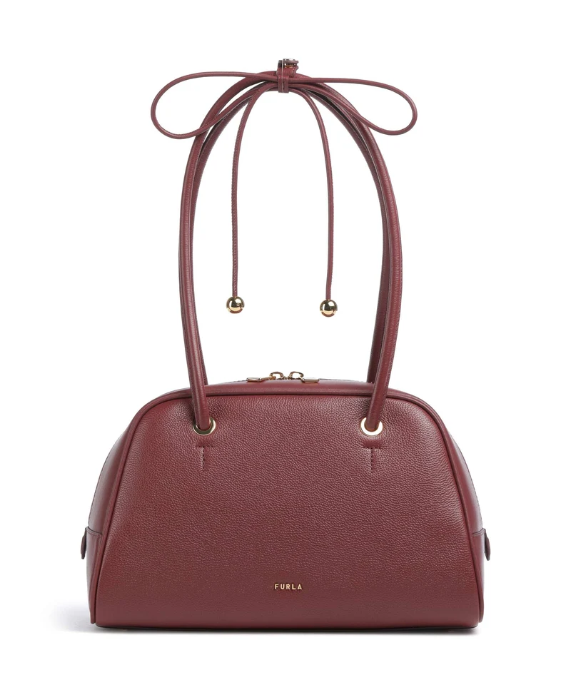 Furla Poppy M Borsa a spalla red apple