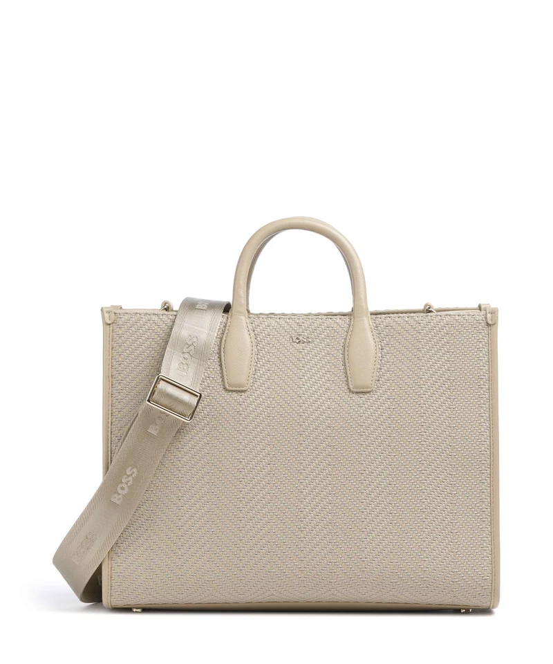 BOSS Sandy Borsa a mano light beige