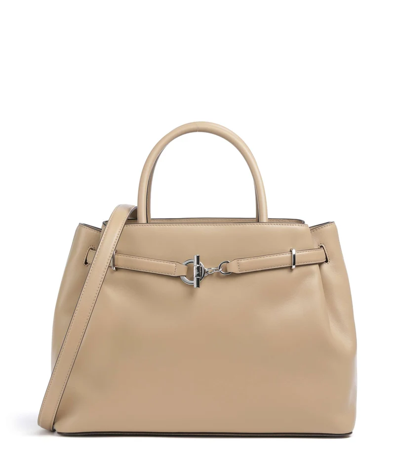 Lauren Ralph Lauren Blaike Large Borsa a mano tan