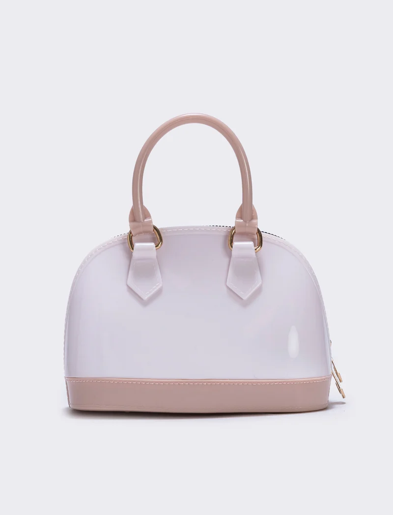Borsa bauletto in gomma - Bianco