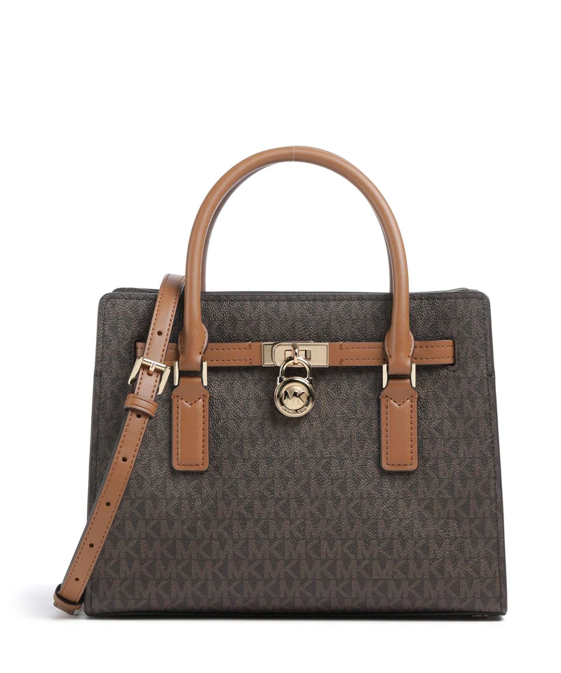 Michael Kors Hamilton Moderne Small Borsa a mano brown/acorn