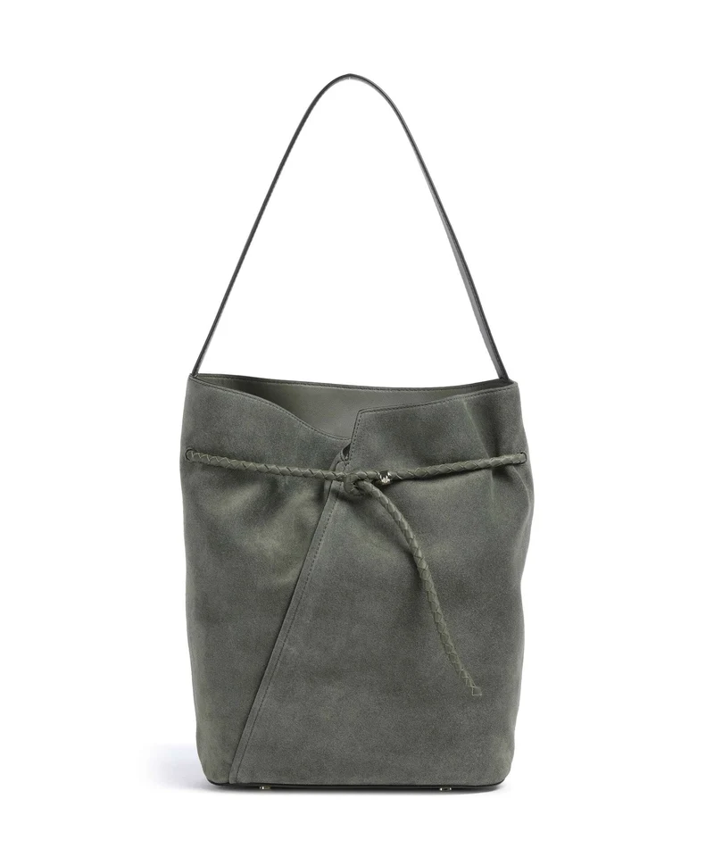 BOSS Revers Borsa a secchiello dark green