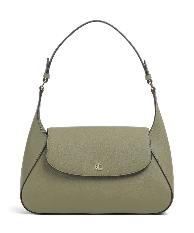Lauren Ralph Lauren Schylar Medium Borsa a spalla sage green
