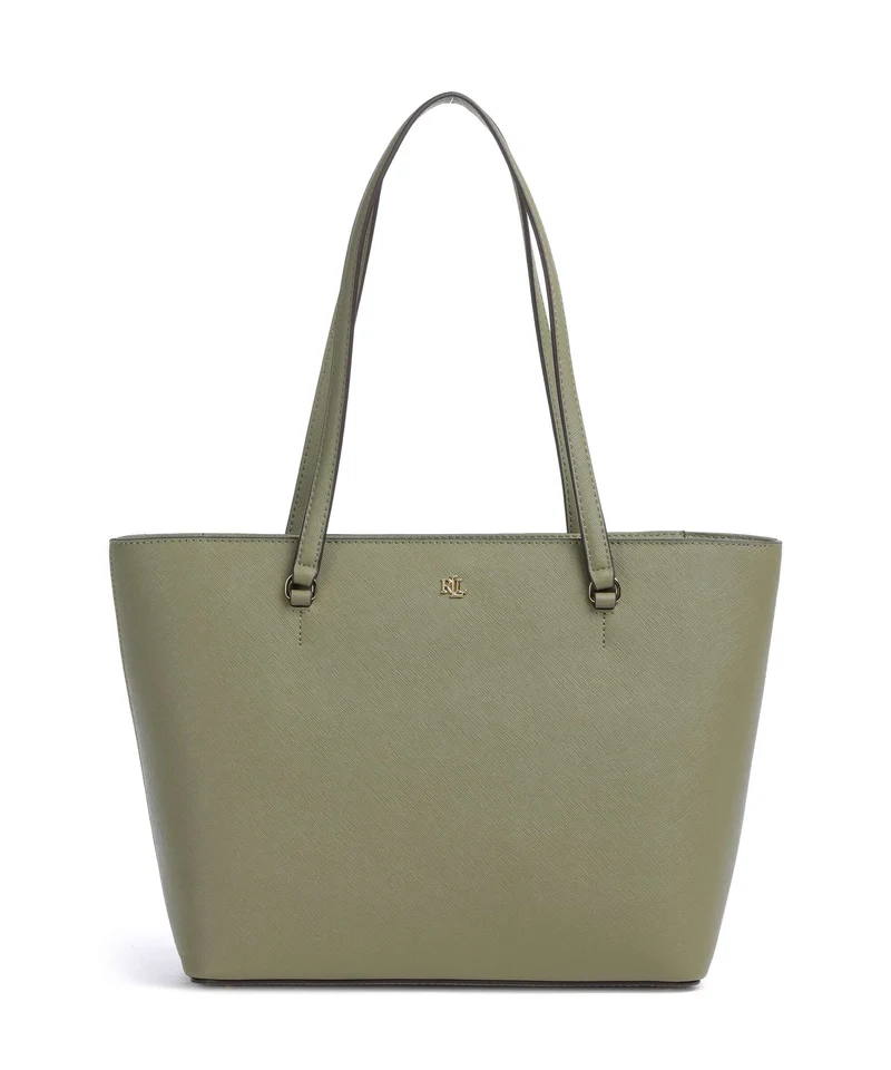 Lauren Ralph Lauren Karly Medium Borsa shopper sage green