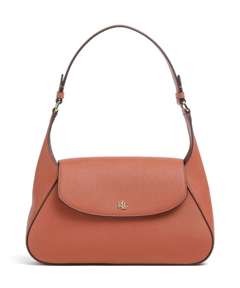Lauren Ralph Lauren Schylar Medium Borsa a spalla red terracotta