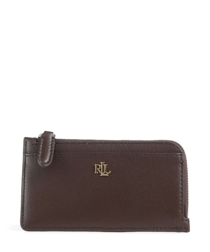 Lauren Ralph Lauren Porta carte di credito chestnut brown