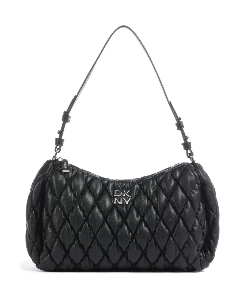 DKNY Remy Borsa a spalla black/silver