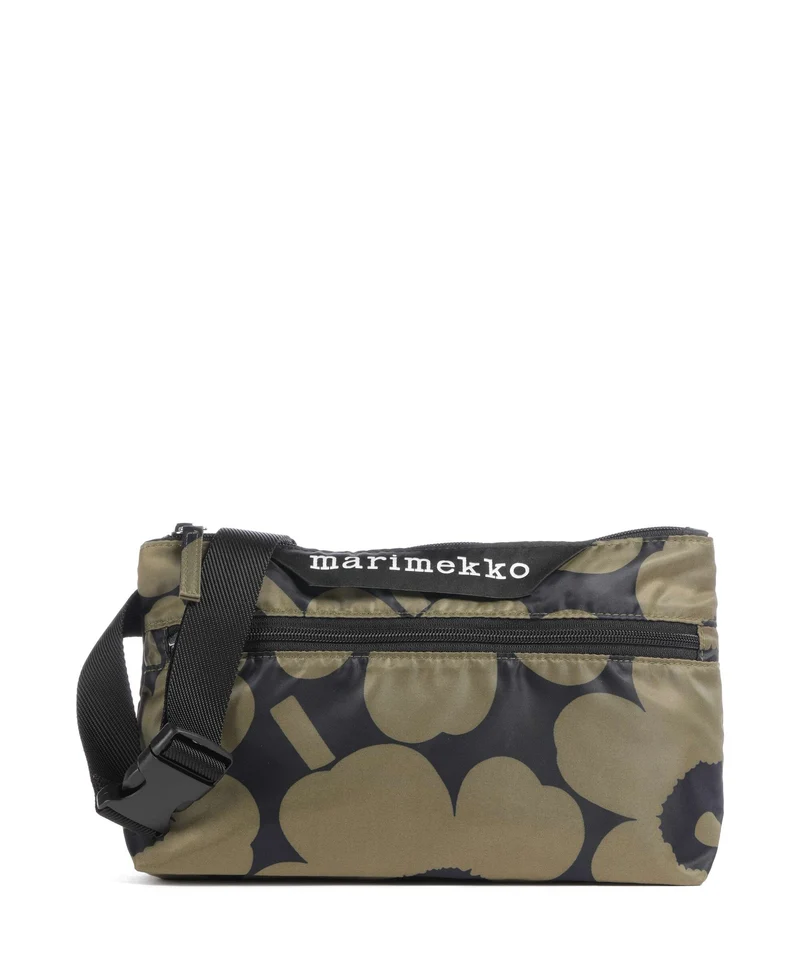Marimekko Neat S Unikko Borsa a tracolla olive green/dark blue