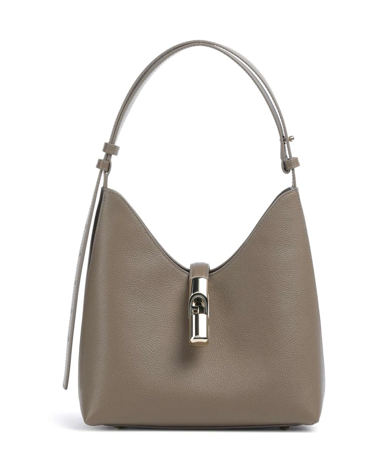 Furla Goccia S Borsa a spalla muddy gray
