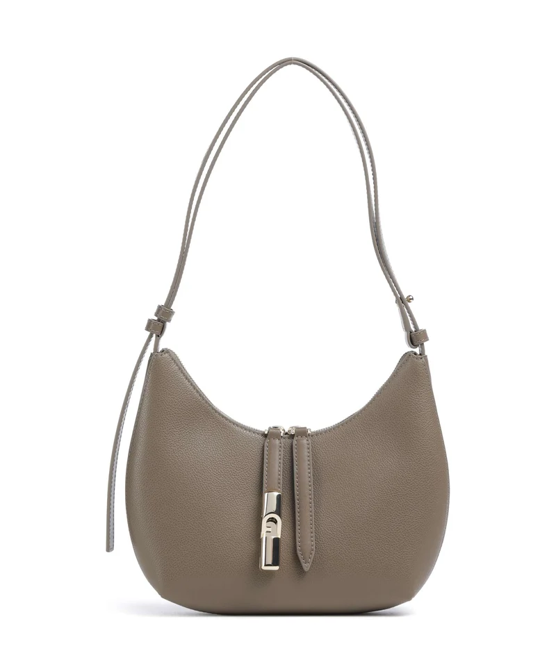Furla Goccia S Borsa a spalla muddy gray