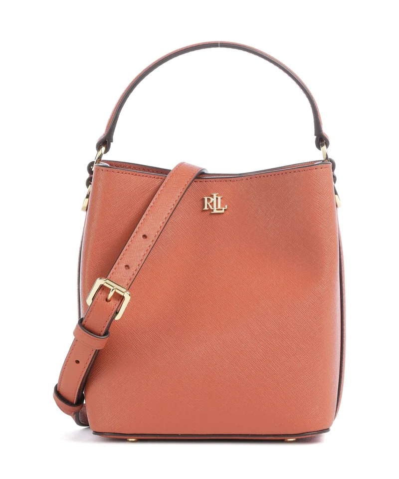 Lauren Ralph Lauren Reese Small Borsa a secchiello red terracotta