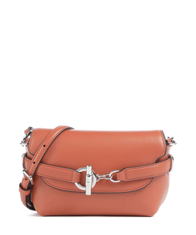 Lauren Ralph Lauren Blaike Small Borsa a tracolla red terracotta