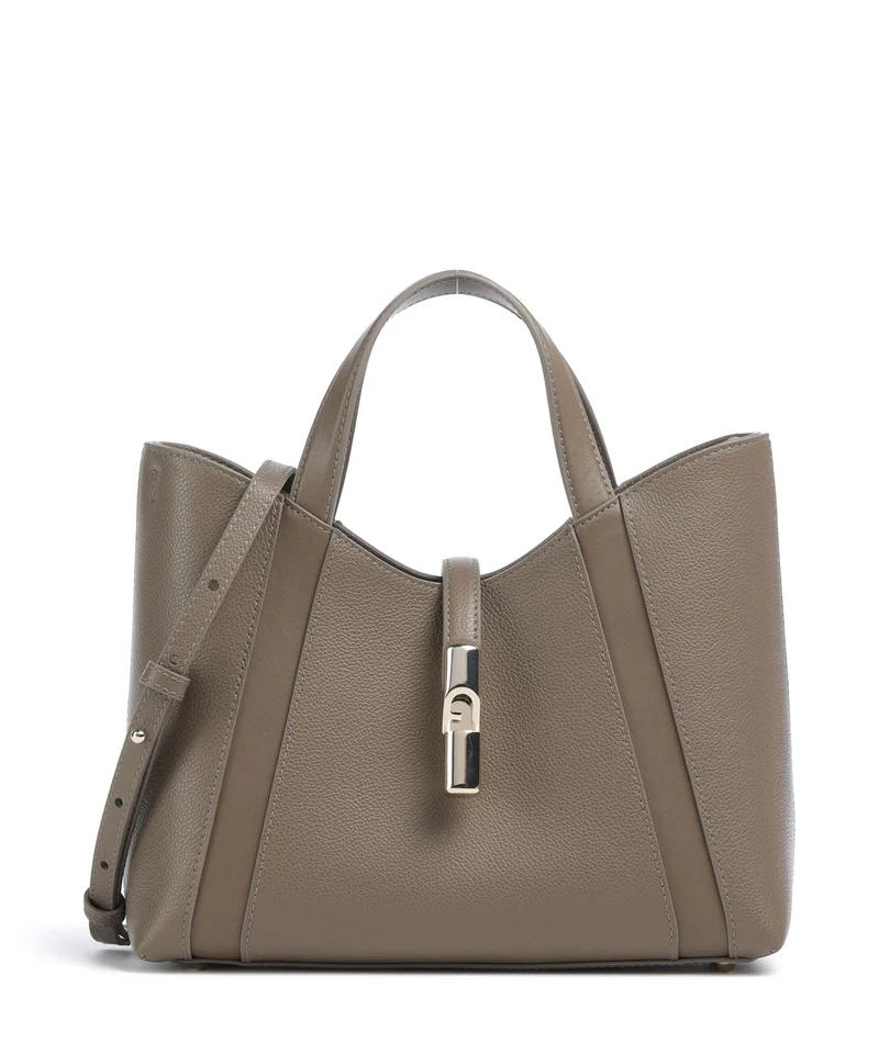 Furla Goccia S Borsa a mano muddy gray