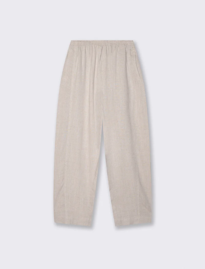 Pantalone Ballon con elastico in vita - Sabbia