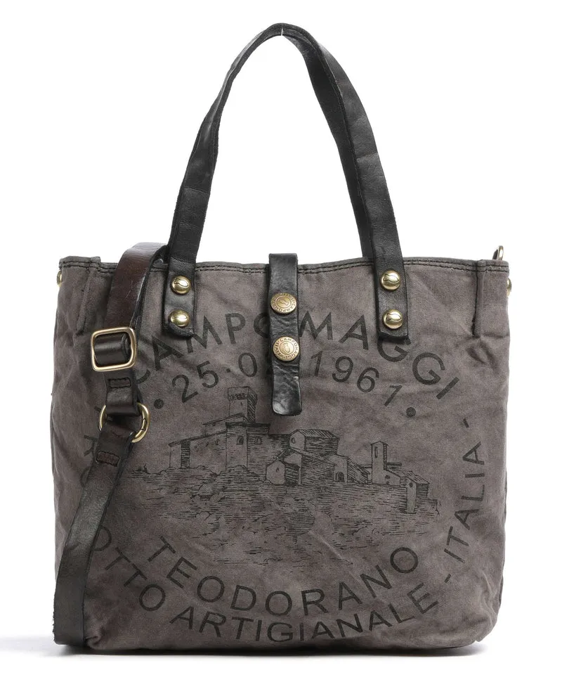 Campomaggi Borsa a mano beige/grigio/nera
