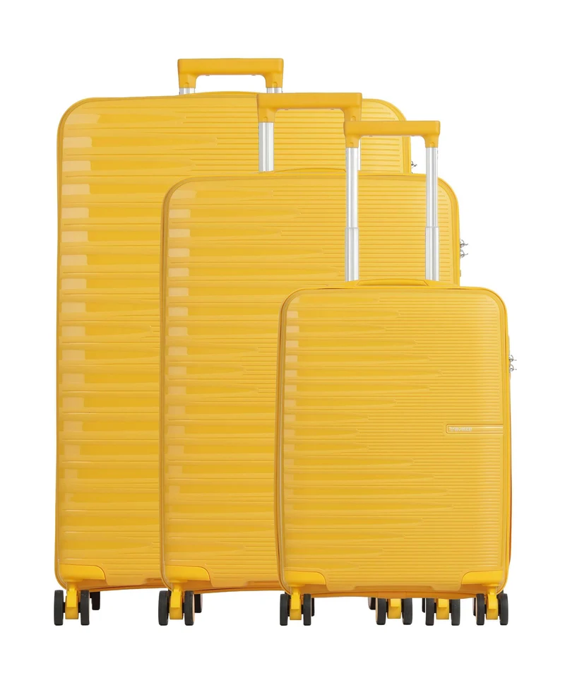 Travelite Pacific Set valigie trolley (4 ruote) yellow