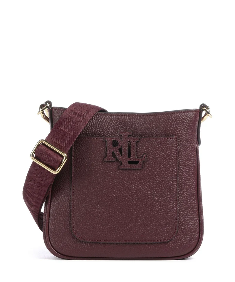 Lauren Ralph Lauren Cameryn Small Borsa a tracolla dark garnet