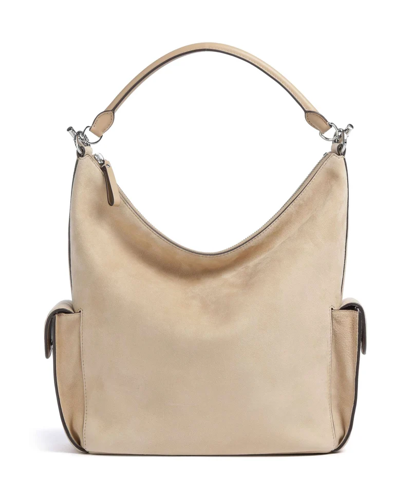 Lauren Ralph Lauren Blaike Large Borsa hobo tan