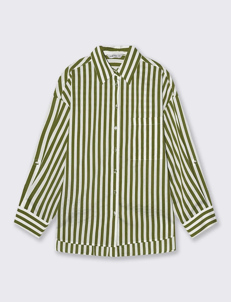 Camicia Manica Lunga a Righe - var 1