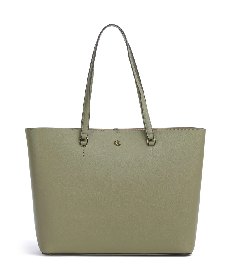 Lauren Ralph Lauren Karly Large Borsa shopper sage green