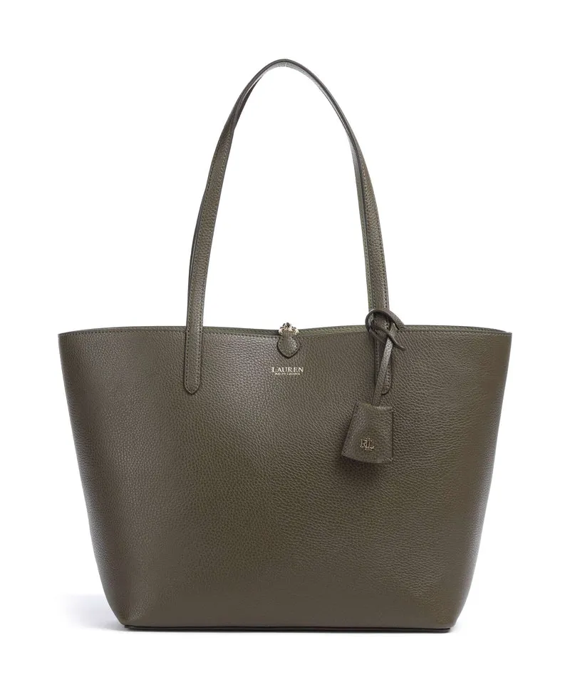 Lauren Ralph Lauren Medium Borsa shopper botanic green/sage green