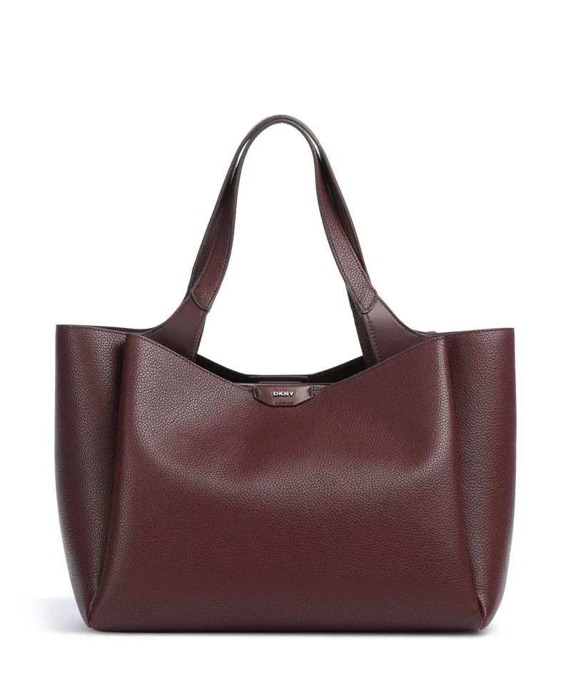 DKNY Willa Borsa shopper aged wine