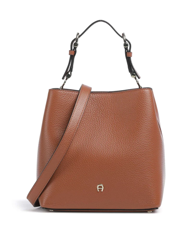 Aigner Delia S Borsa a secchiello cognac brown