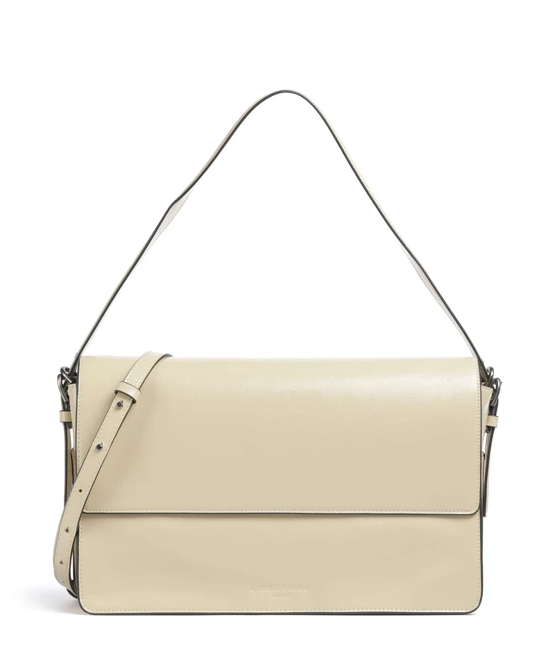 Liebeskind Audrey Recycled Lack Distressed M Borsa a spalla biscotti