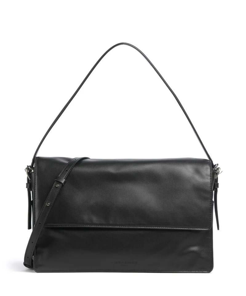 Liebeskind Audrey Recycled Soft Calf M Borsa a spalla black