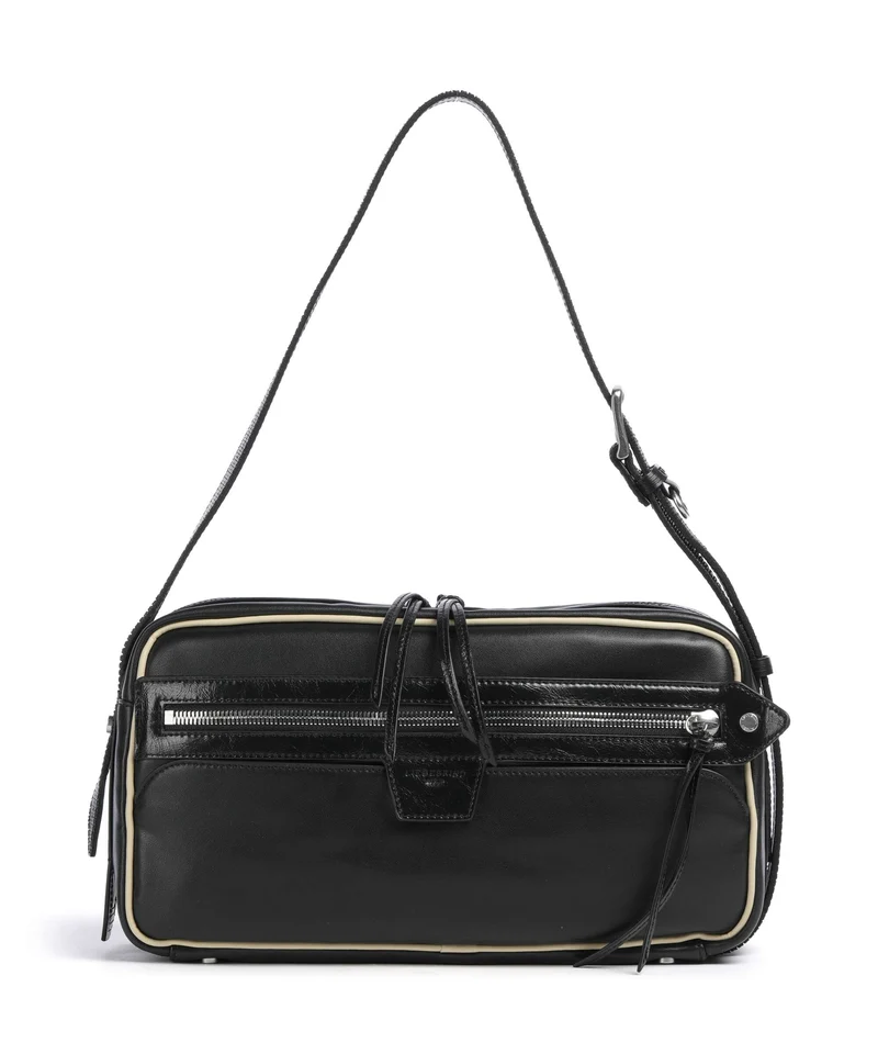 Liebeskind Juno Recycled Soft Calf M Borsa a spalla black