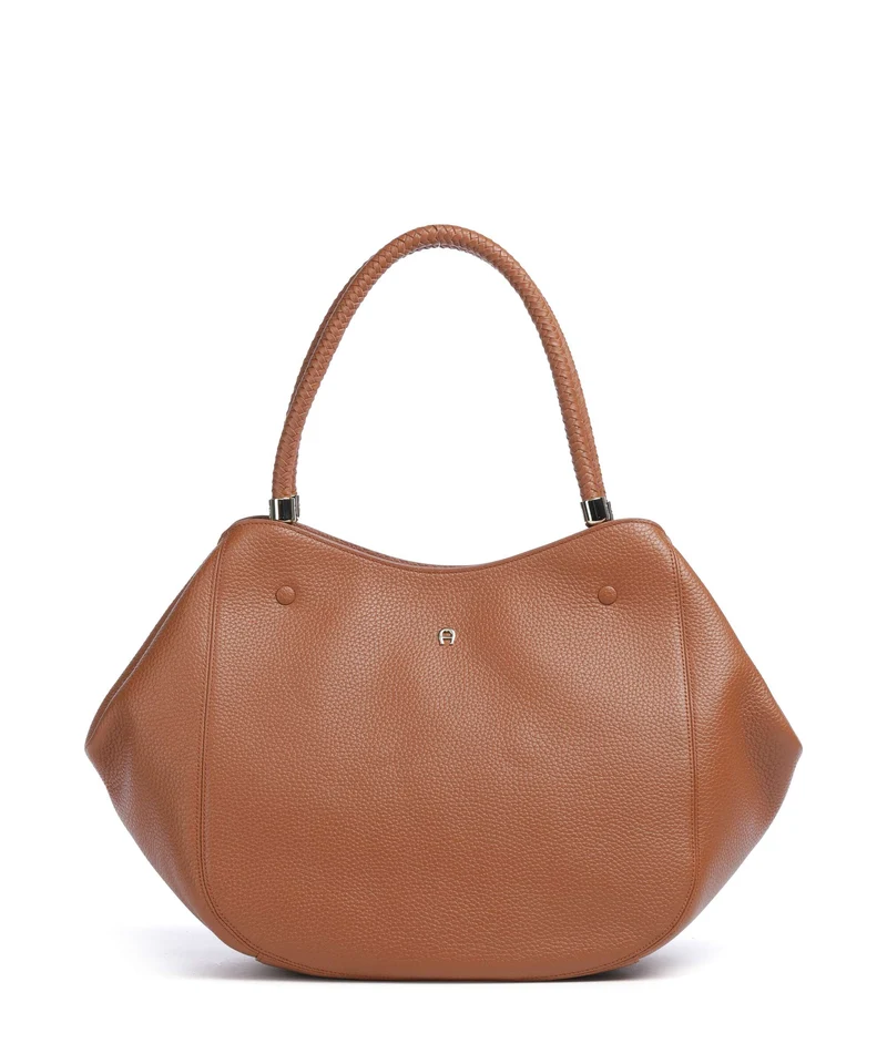 Aigner Carré Soft L Borsa shopper cognac brown