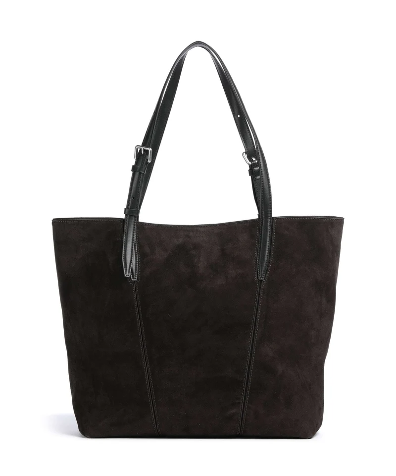 Liebeskind Una Recycled Suede M Borsa shopper deep soil