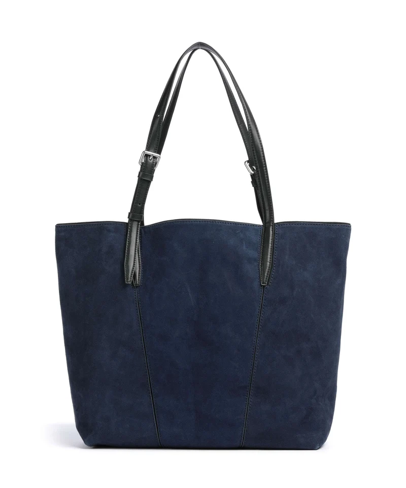 Liebeskind Una Recycled Suede M Borsa shopper peacoat