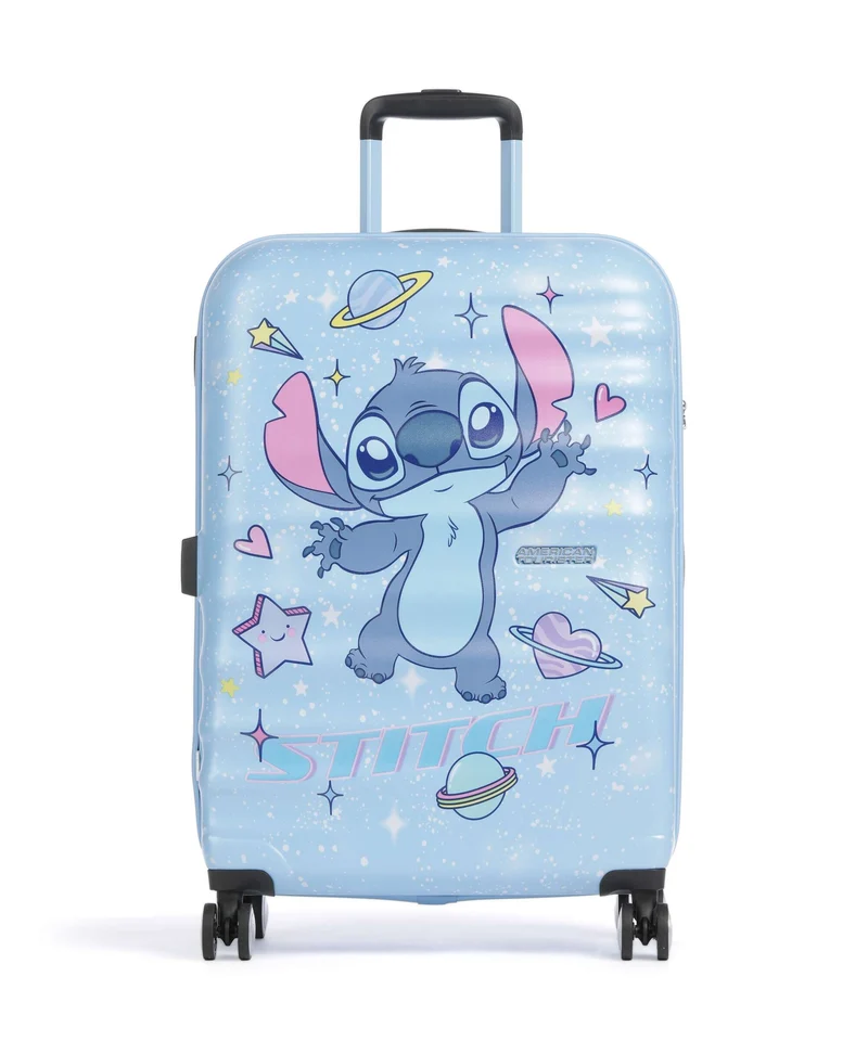 American Tourister Wavebreaker Disney Valigia trolley (4 ruote) stitch universe