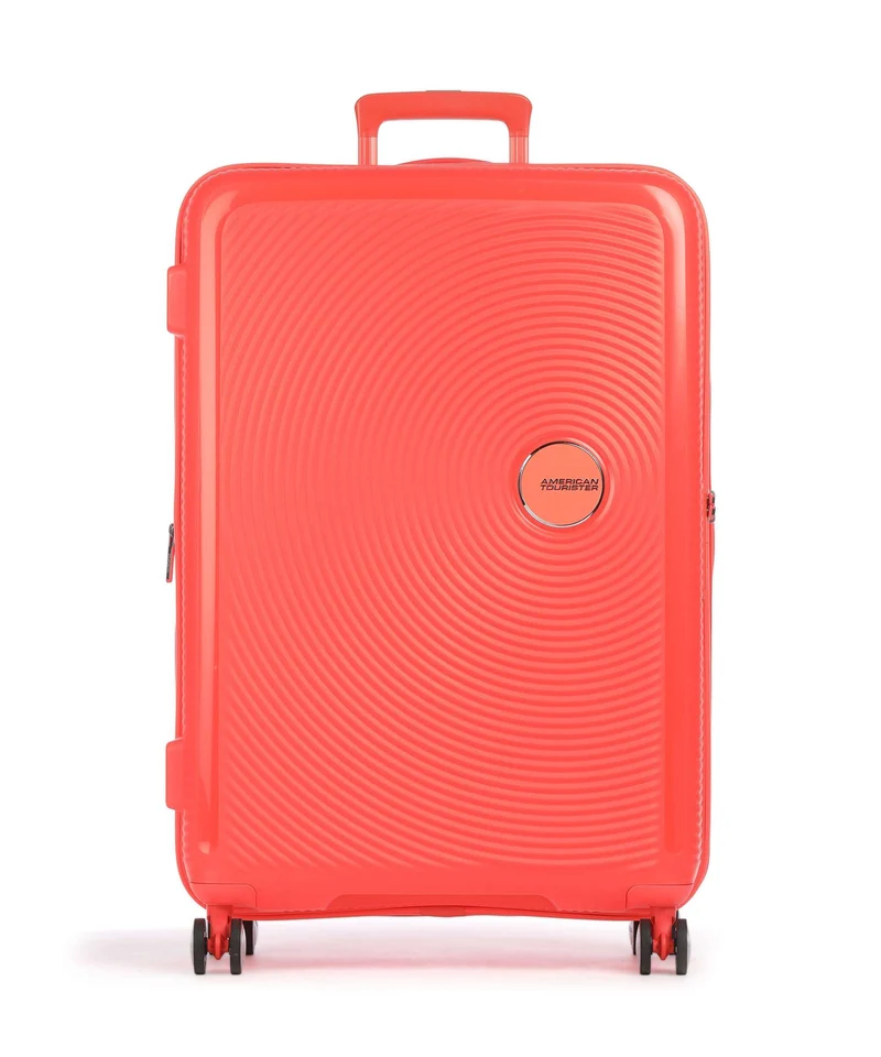 American Tourister Soundbox Valigia trolley (4 ruote) neon orange
