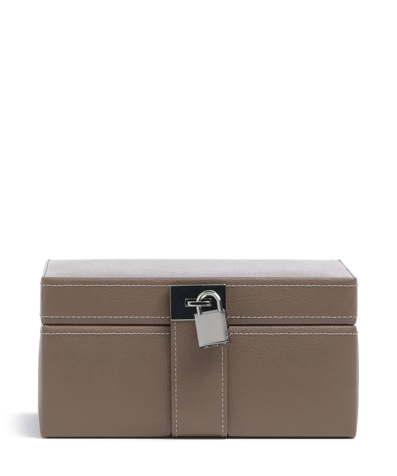 Le Tanneur Small Scatol portagioie taupe