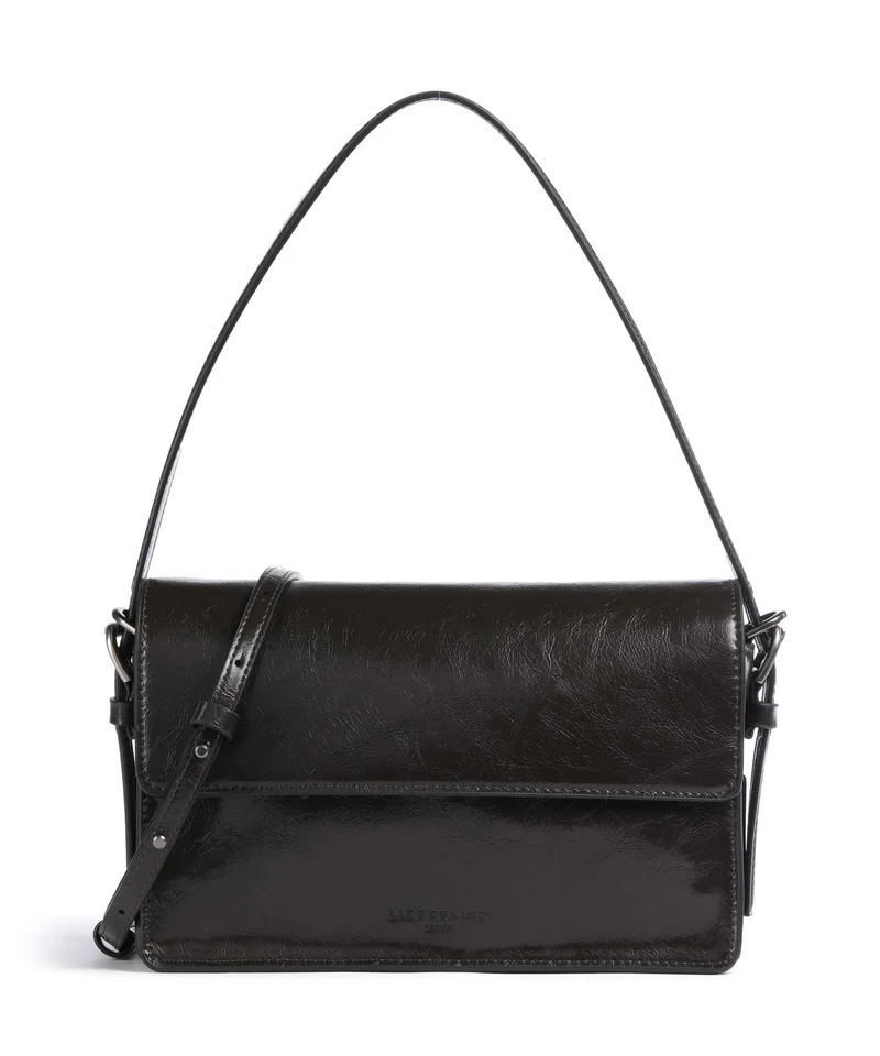 Liebeskind Audrey Recycled Lack Distressed S Borsa a spalla deep soil