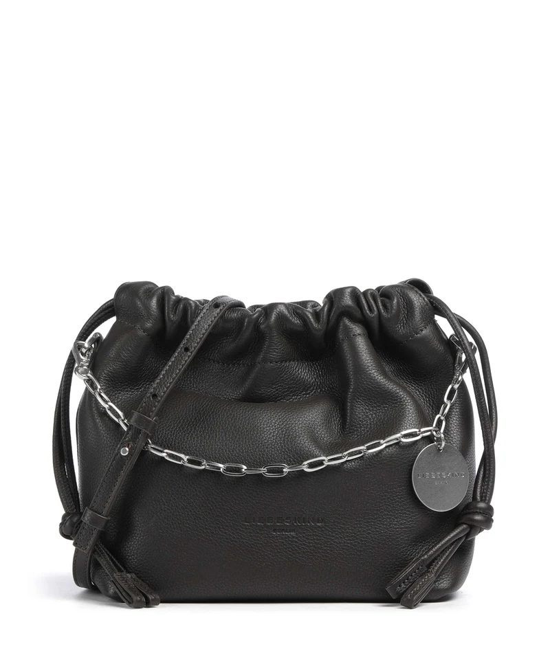 Liebeskind Lya II Small Pebble S Borsa a secchiello deep soil