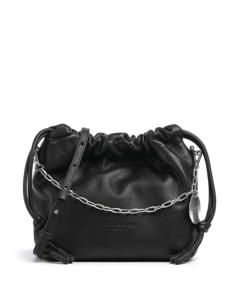 Liebeskind Lya II Small Pebble S Borsa a secchiello black