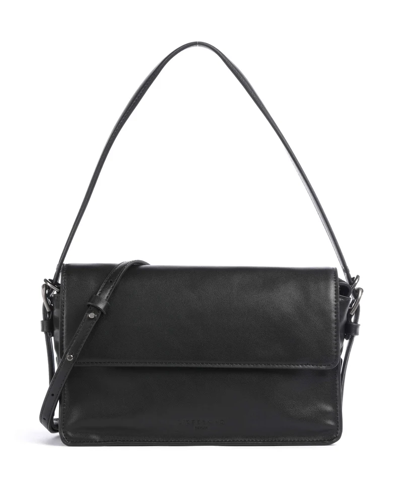 Liebeskind Audrey Recycled Soft Calf S Borsa a spalla black