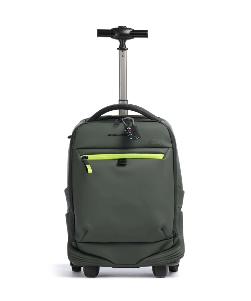 Piquadro Corner Zaino trolley sage green