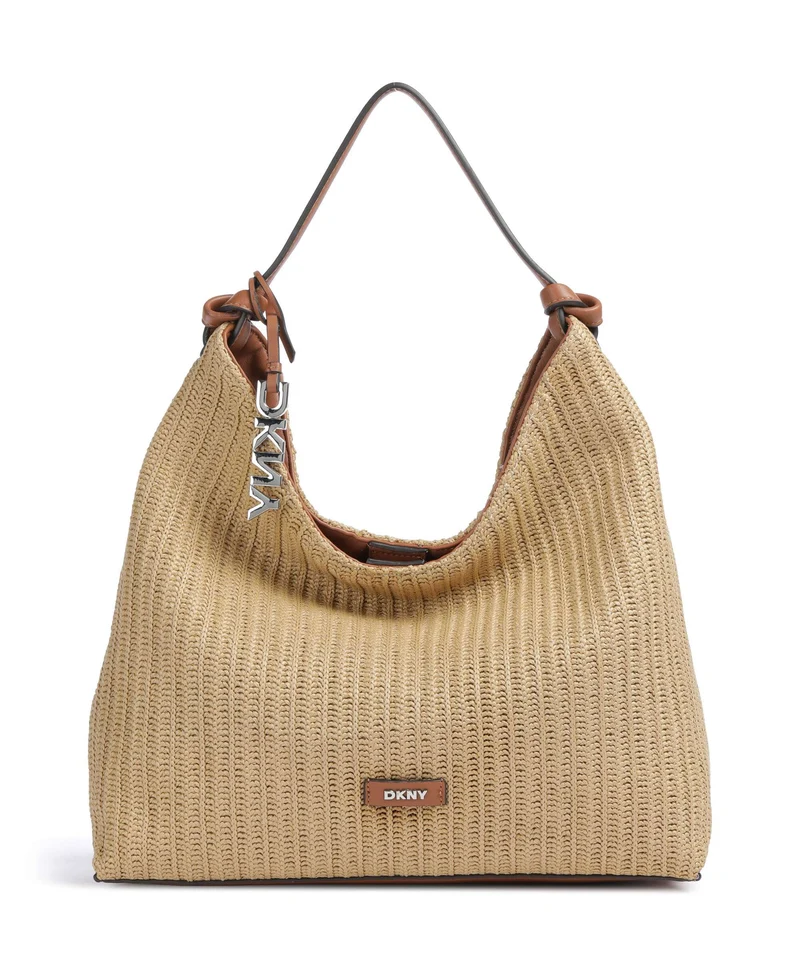 DKNY Paula Borsa hobo natural/saddle
