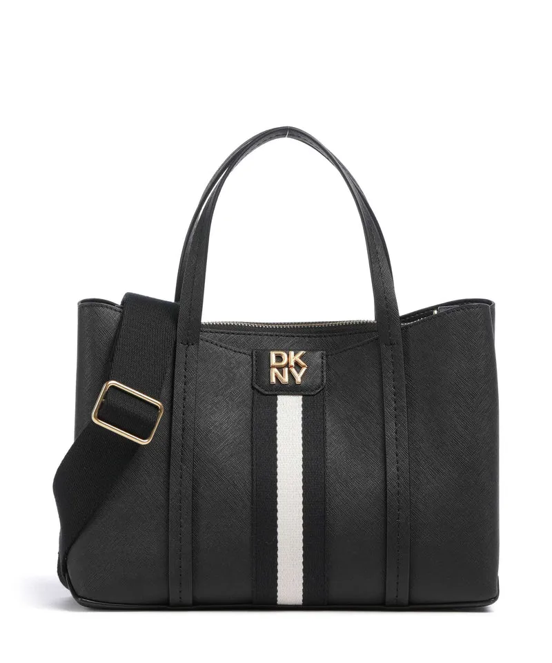 DKNY Nuri Medium Borsa a mano black/gold