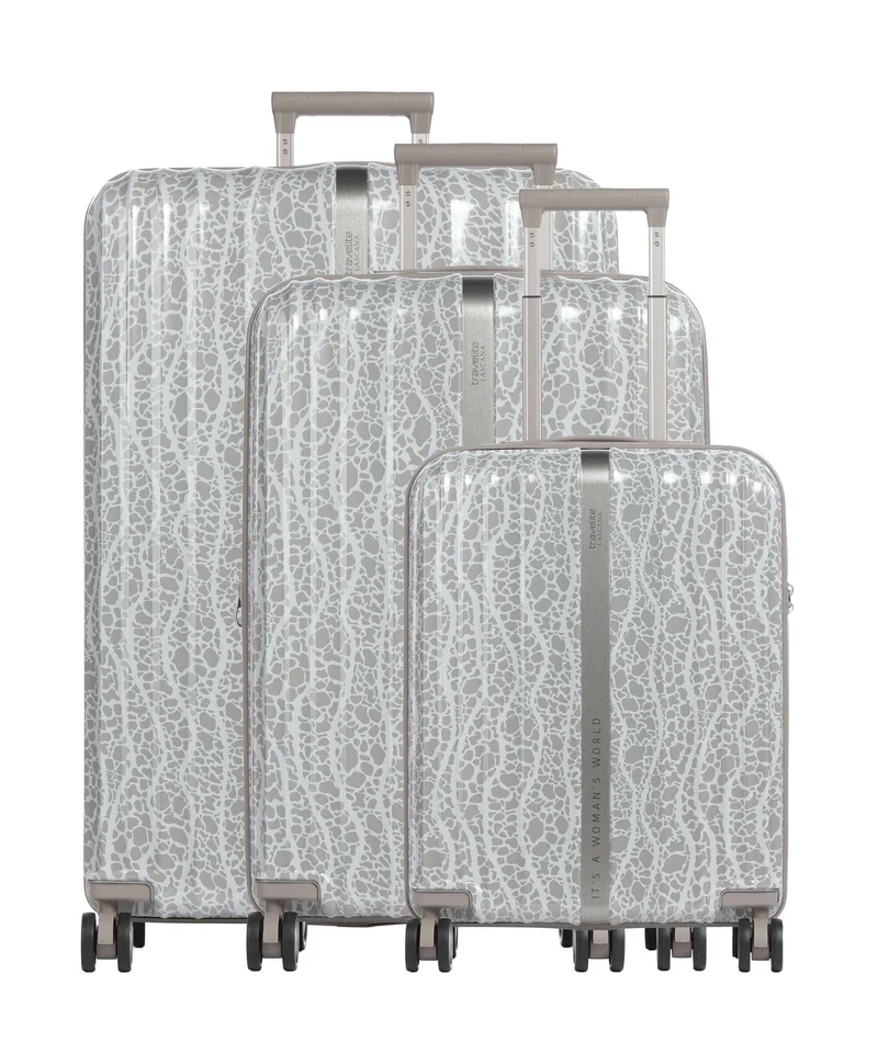 Travelite Lascana Edition Set valigie trolley (4 ruote) champagne
