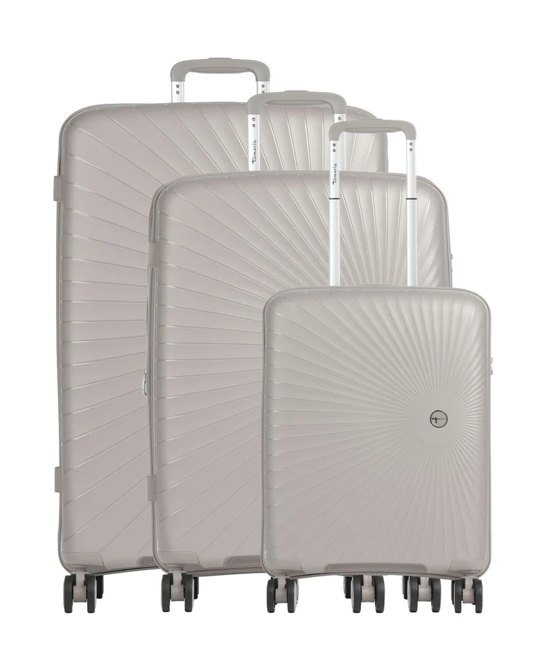 Travelite x Tamaris Voyaage Set valigie trolley (4 ruote) sand